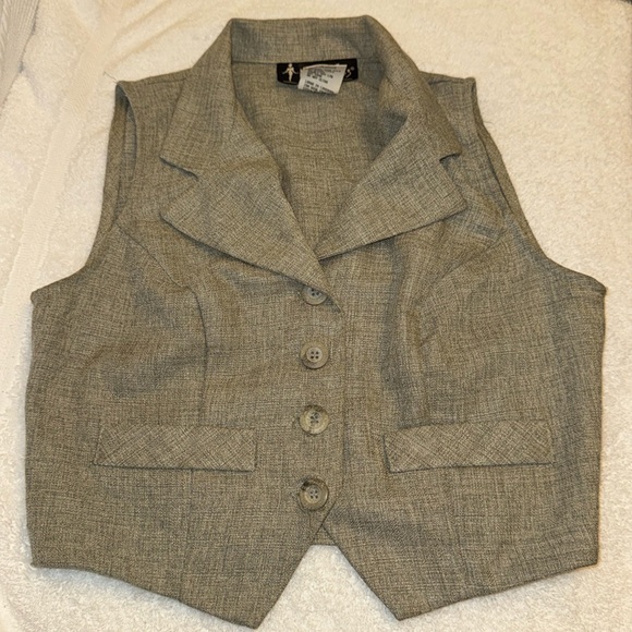 All that Jazz Jackets & Blazers - All That Jazz Button Up Vest 9/10